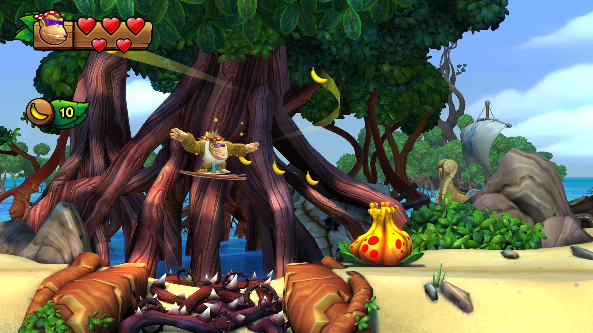 donkey kong country tropical freeze two player